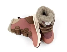 Bisgaard rose vinterstøvle Spencer med velcro og TEX